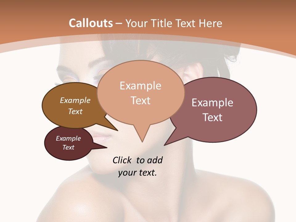 Schöne Frau PowerPoint Template