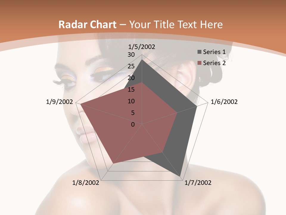 Schöne Frau PowerPoint Template