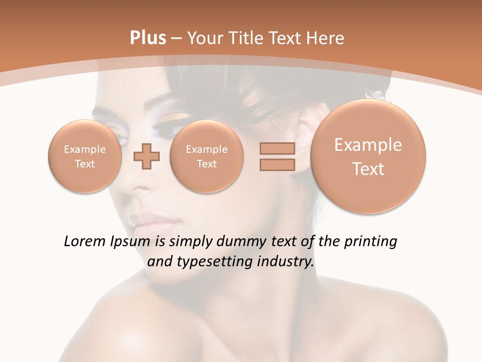 Schöne Frau PowerPoint Template
