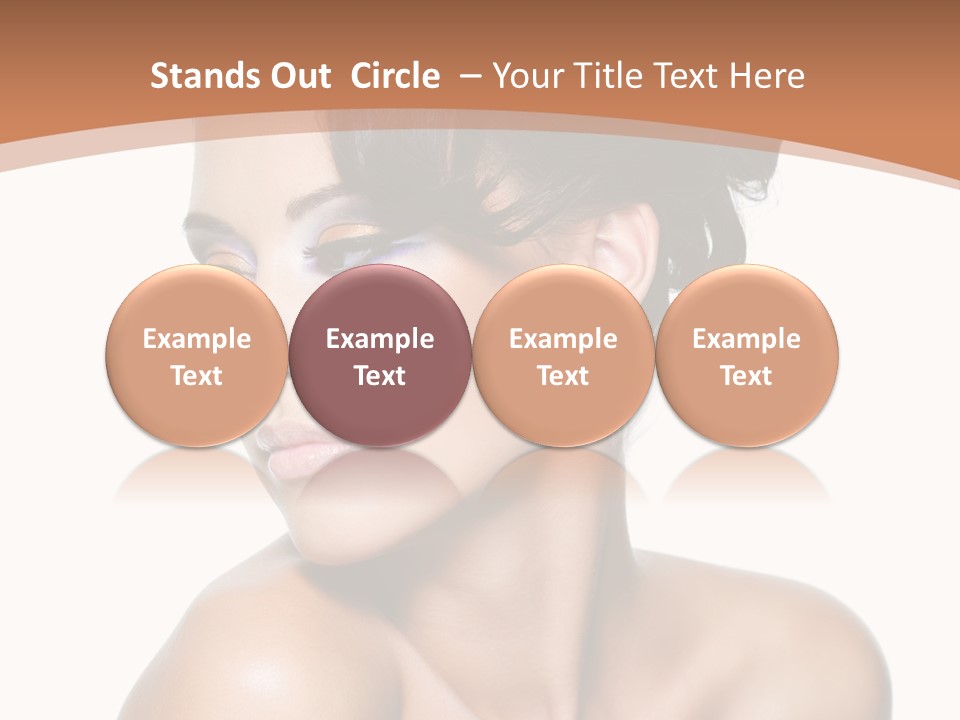 Schöne Frau PowerPoint Template