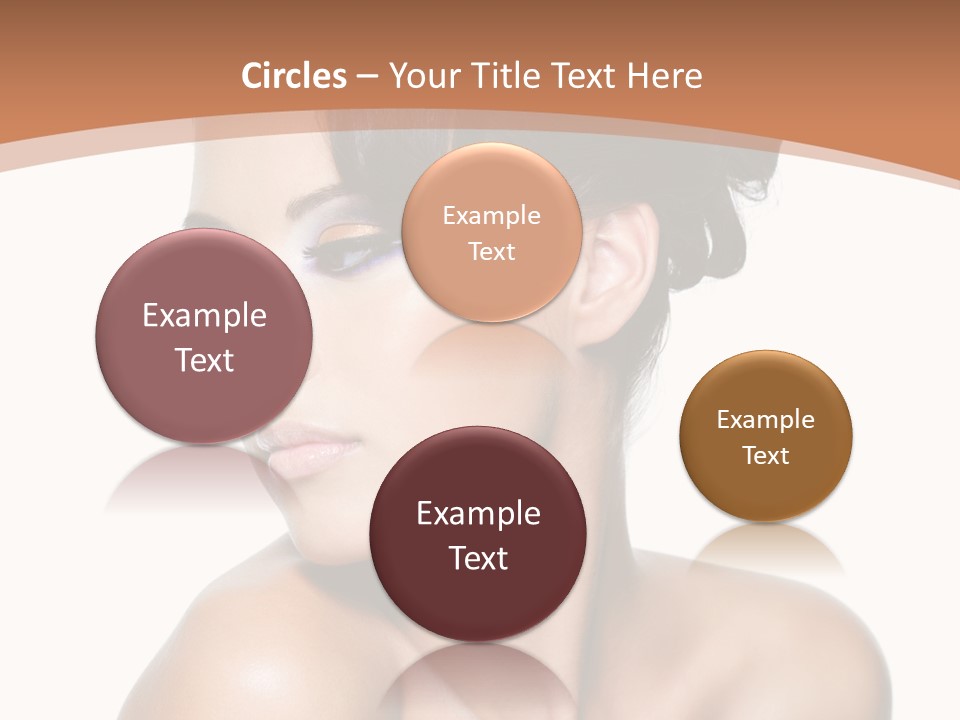 Schöne Frau PowerPoint Template