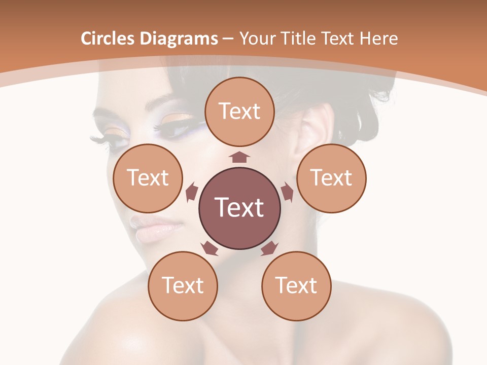 Schöne Frau PowerPoint Template