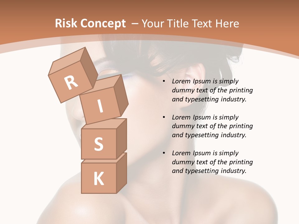 Schöne Frau PowerPoint Template