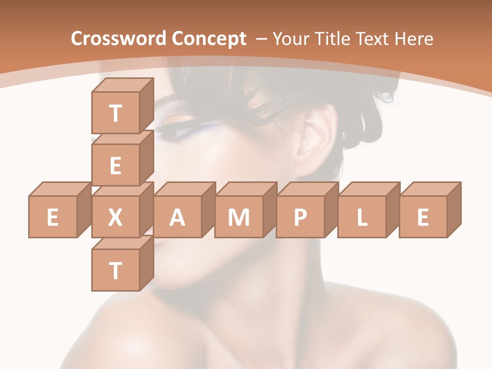 Schöne Frau PowerPoint Template