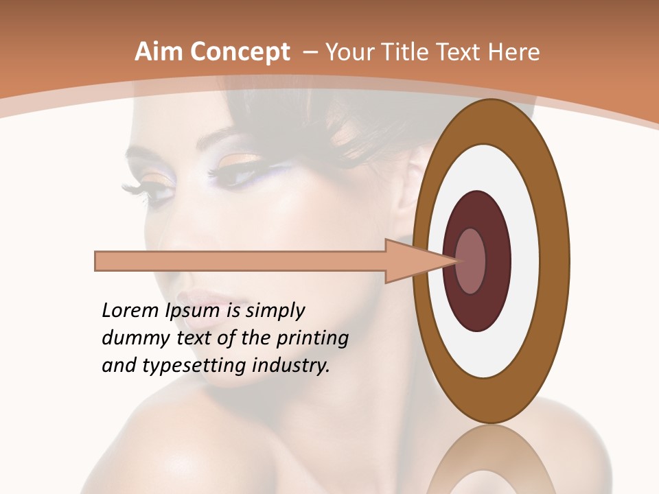 Schöne Frau PowerPoint Template