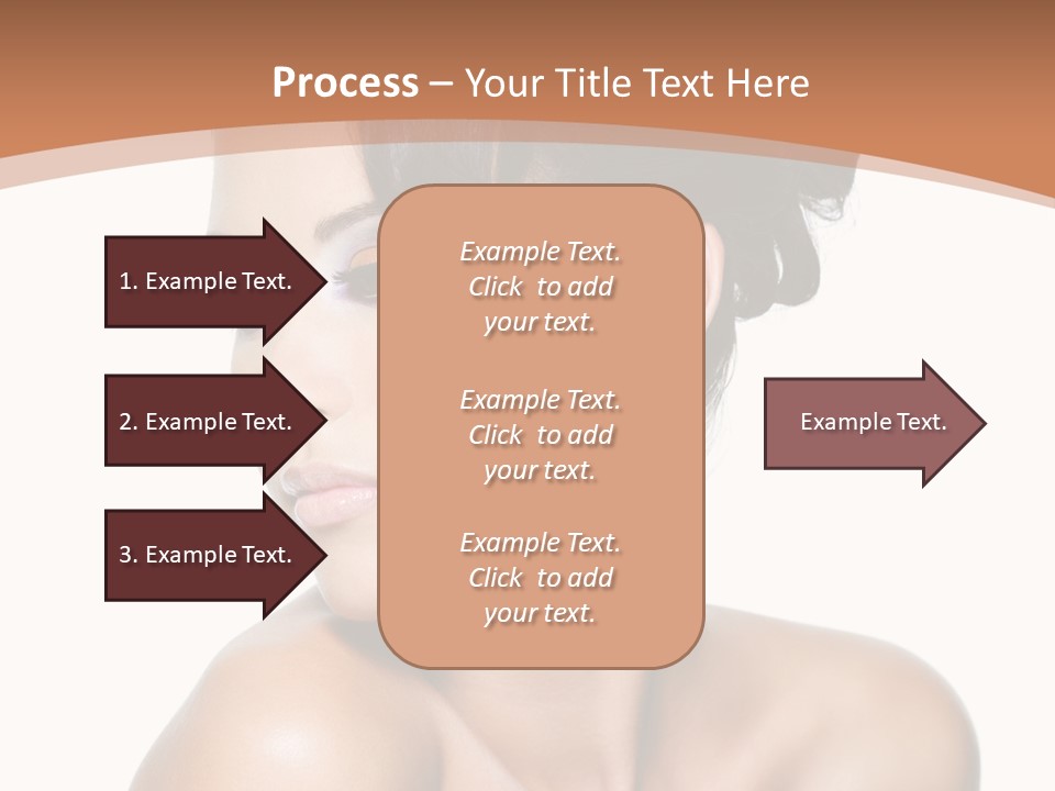Schöne Frau PowerPoint Template