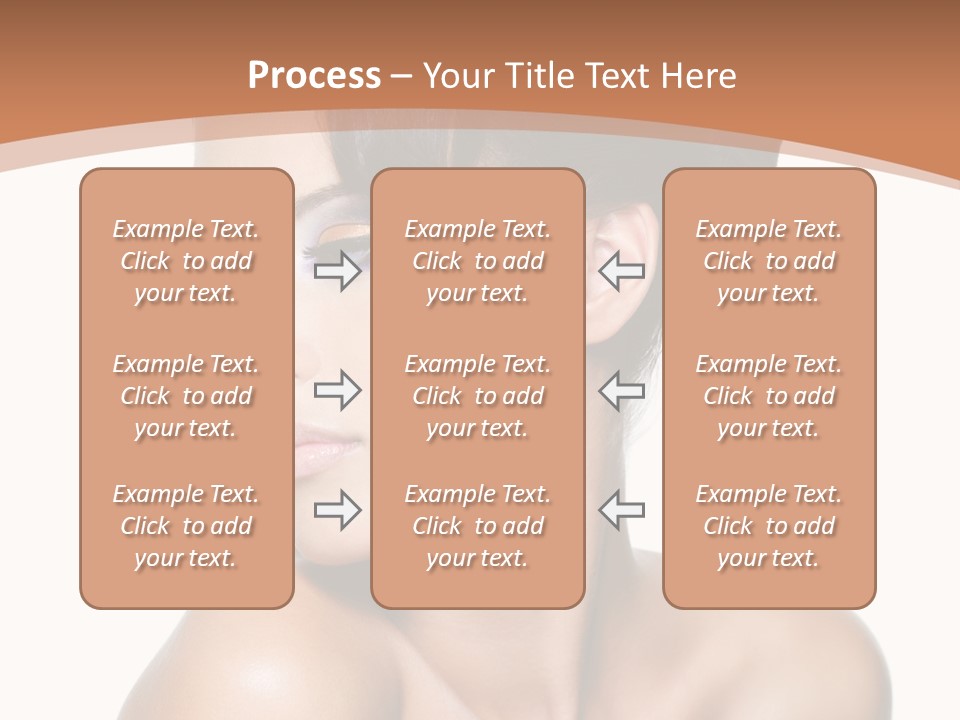 Schöne Frau PowerPoint Template