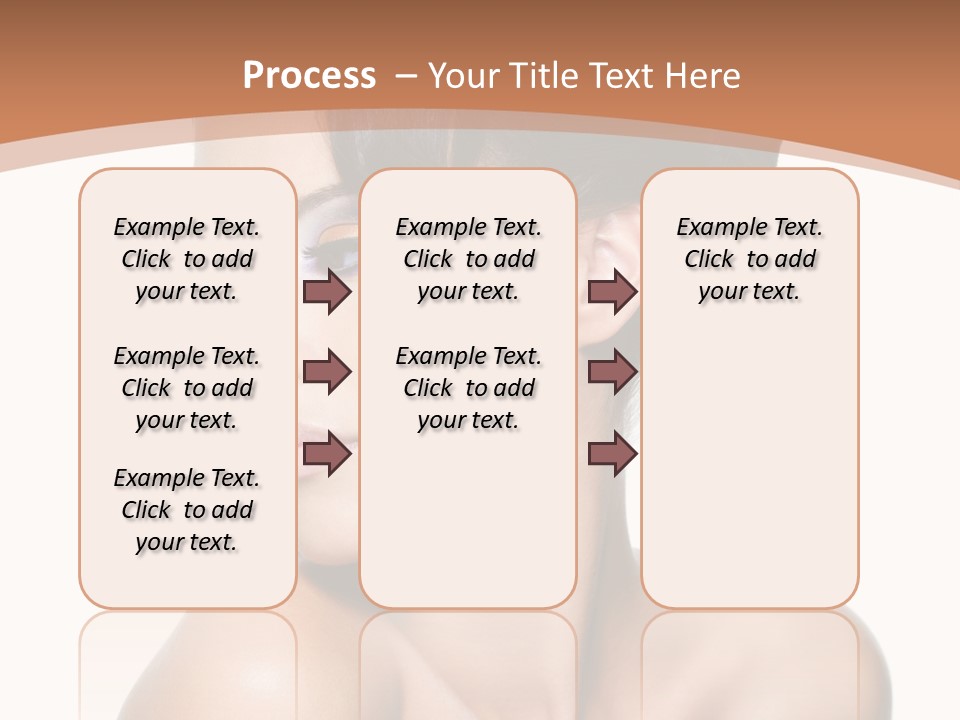 Schöne Frau PowerPoint Template