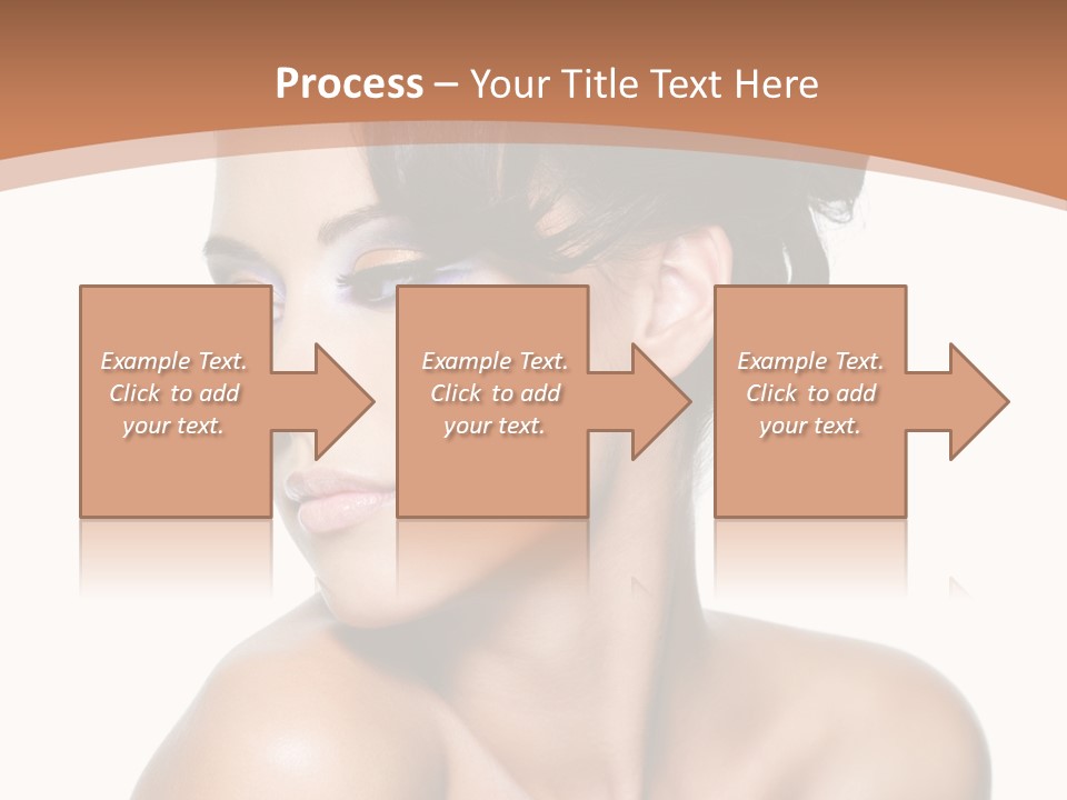 Schöne Frau PowerPoint Template