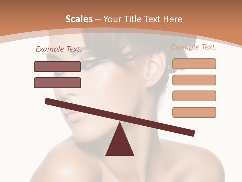Schöne Frau PowerPoint Template
