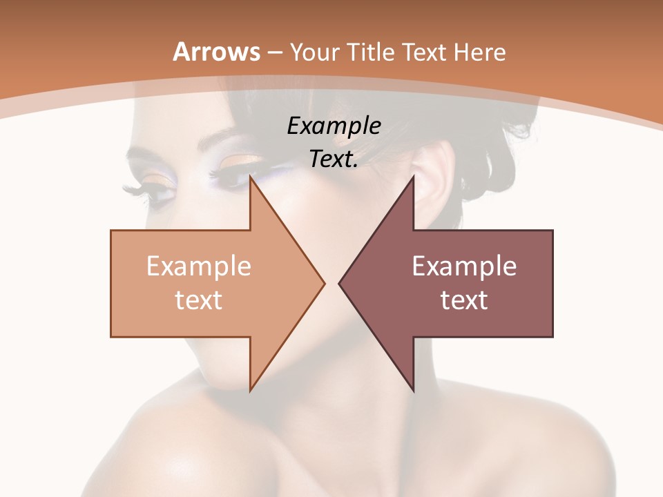 Schöne Frau PowerPoint Template