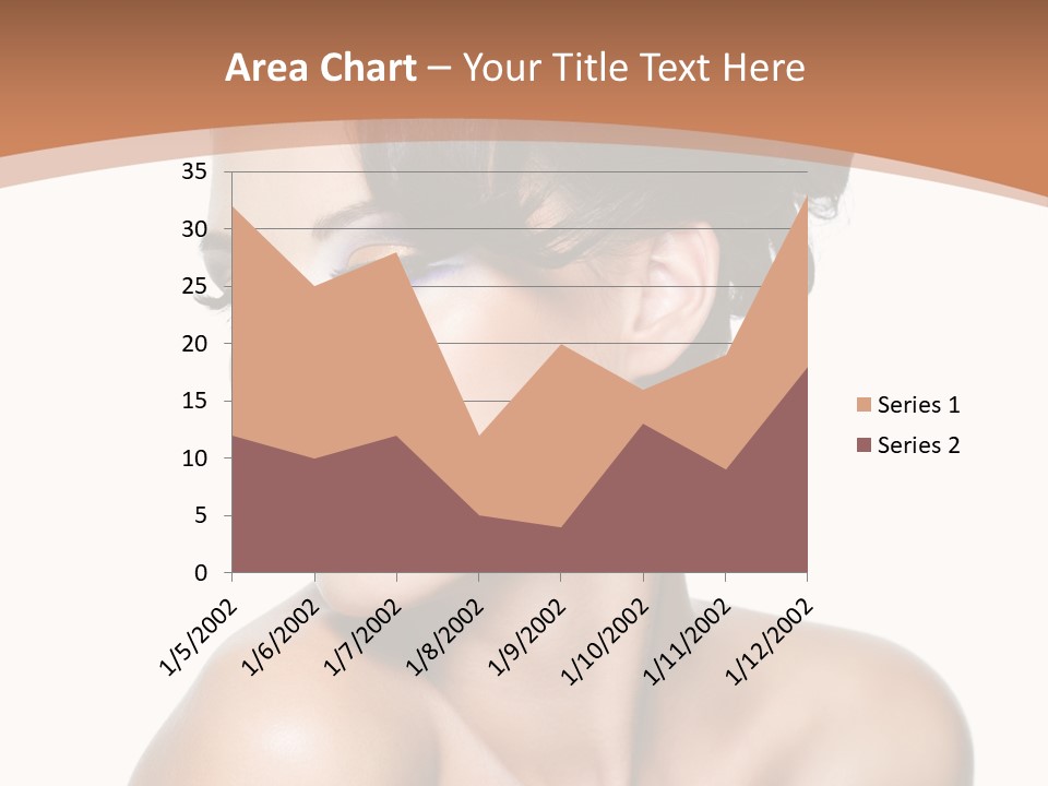Schöne Frau PowerPoint Template