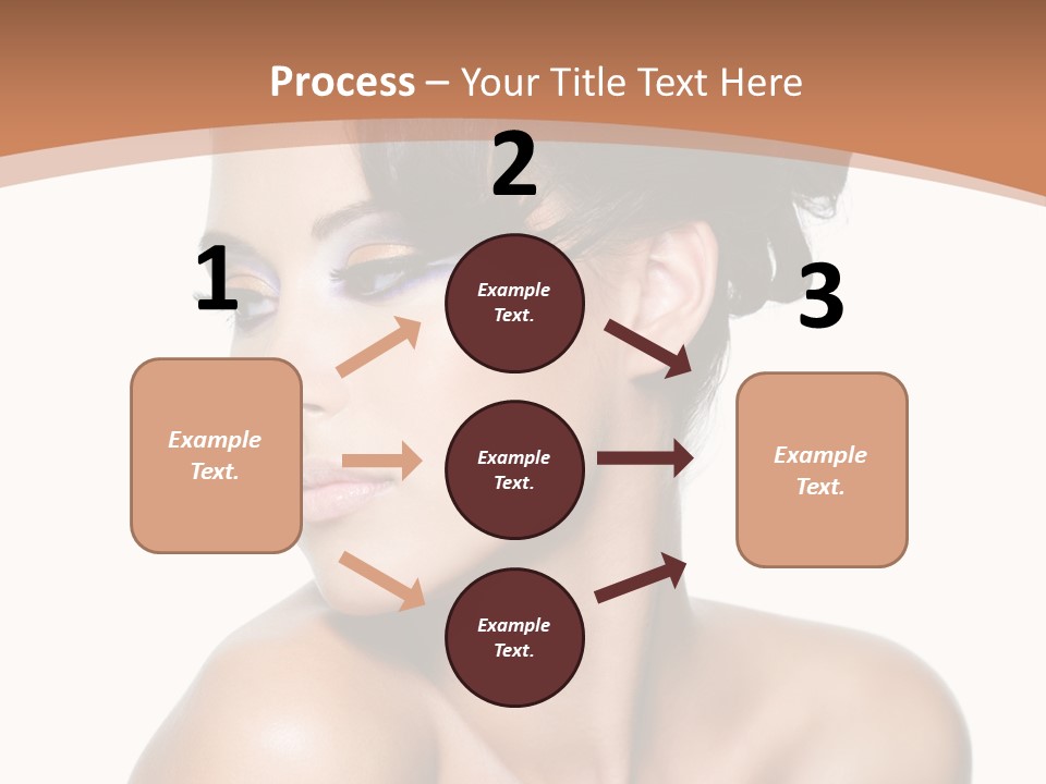 Schöne Frau PowerPoint Template