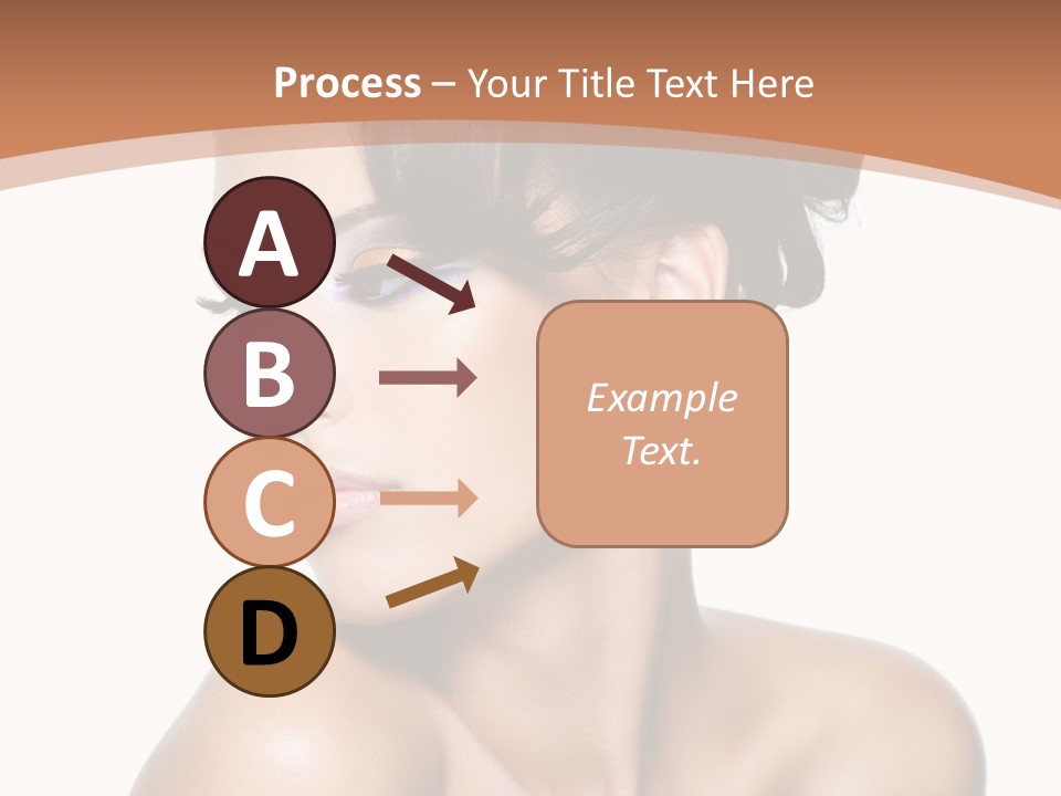 Schöne Frau PowerPoint Template