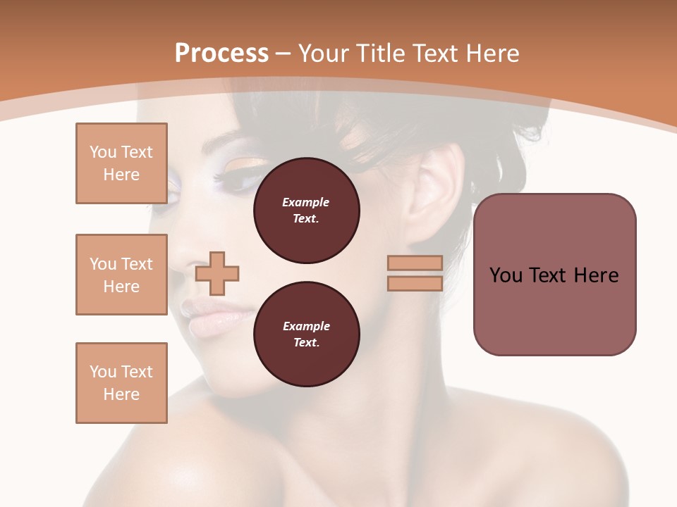 Schöne Frau PowerPoint Template