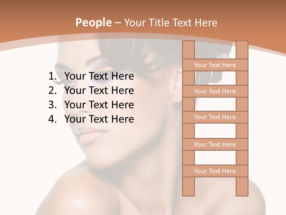 Schöne Frau PowerPoint Template