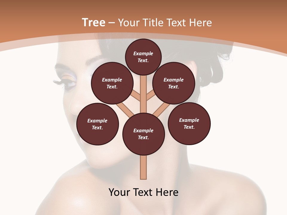 Schöne Frau PowerPoint Template