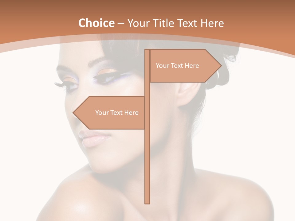 Schöne Frau PowerPoint Template