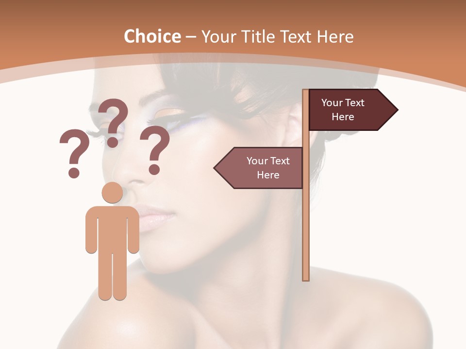 Schöne Frau PowerPoint Template