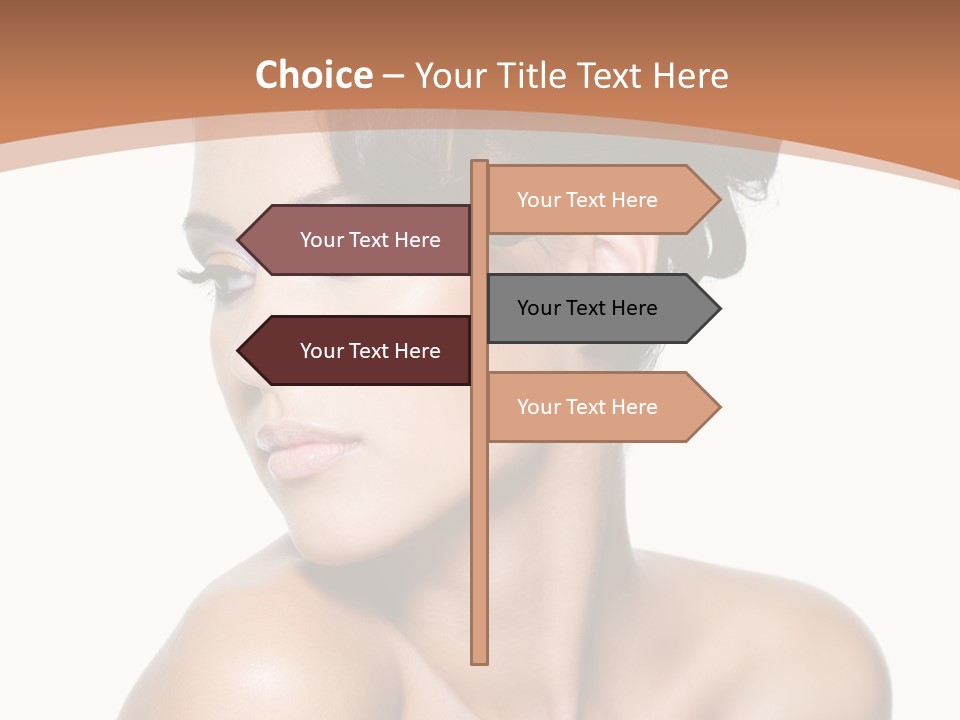 Schöne Frau PowerPoint Template