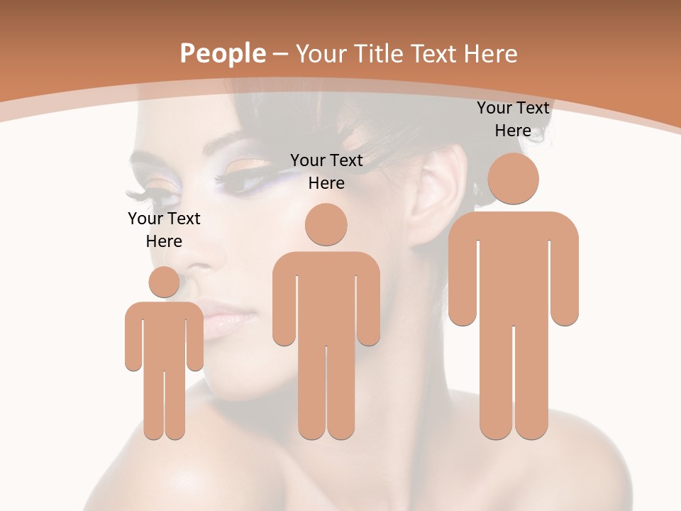 Schöne Frau PowerPoint Template