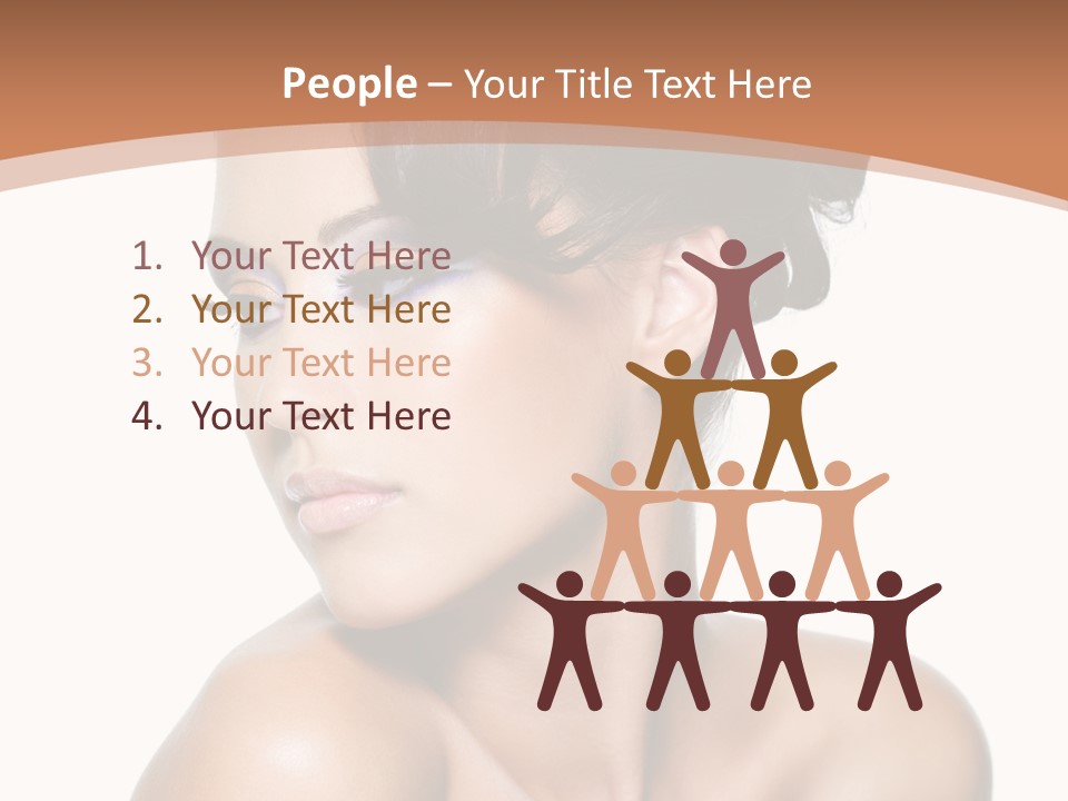 Schöne Frau PowerPoint Template