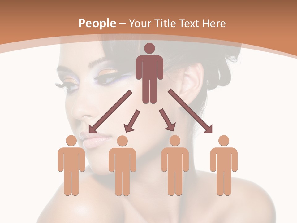 Schöne Frau PowerPoint Template