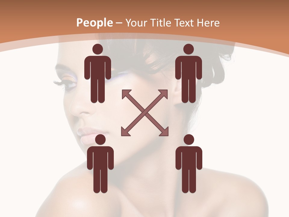 Schöne Frau PowerPoint Template