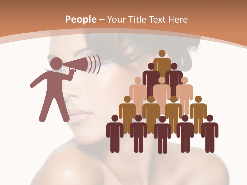 Schöne Frau PowerPoint Template