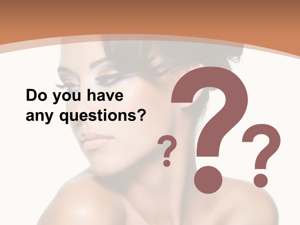 Schöne Frau PowerPoint Template