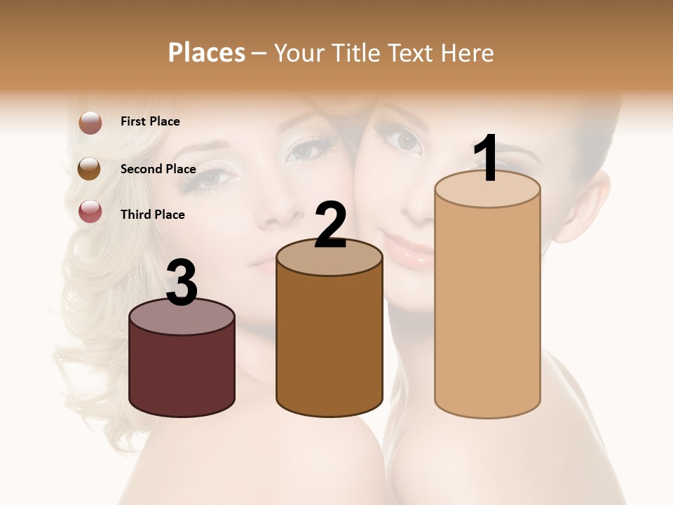 Two Happy Women PowerPoint Template