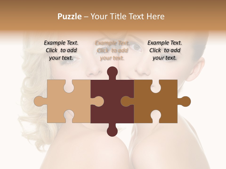 Two Happy Women PowerPoint Template