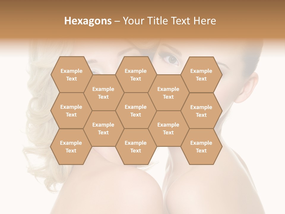 Two Happy Women PowerPoint Template