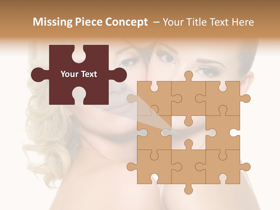 Two Happy Women PowerPoint Template