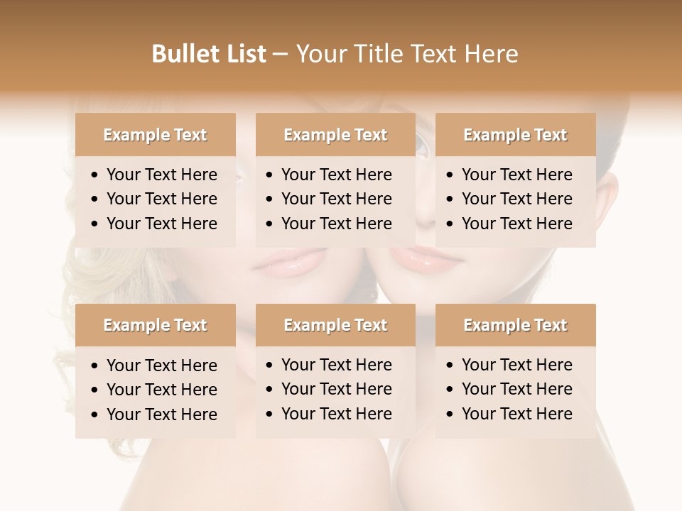 Two Happy Women PowerPoint Template