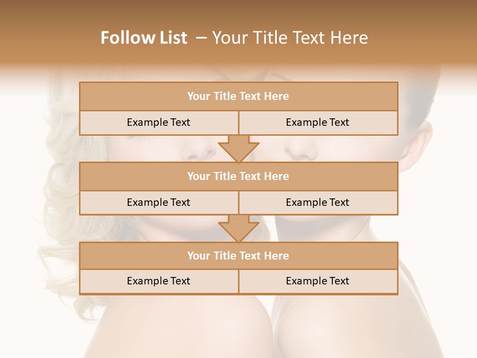 Two Happy Women PowerPoint Template