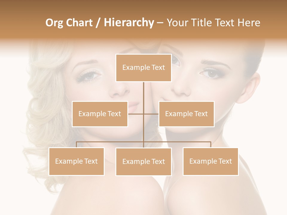 Two Happy Women PowerPoint Template