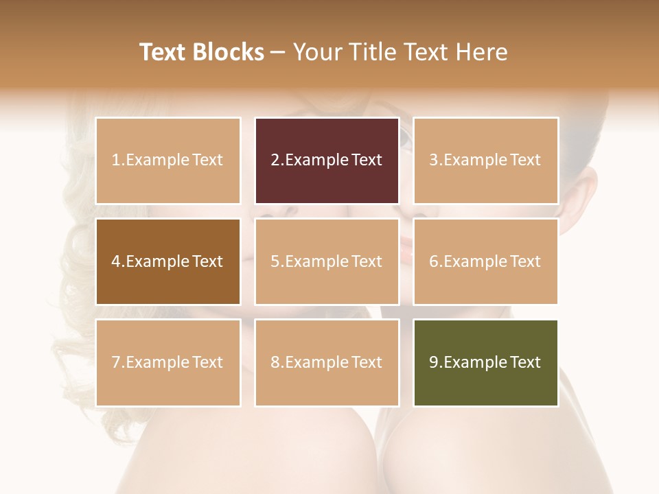 Two Happy Women PowerPoint Template