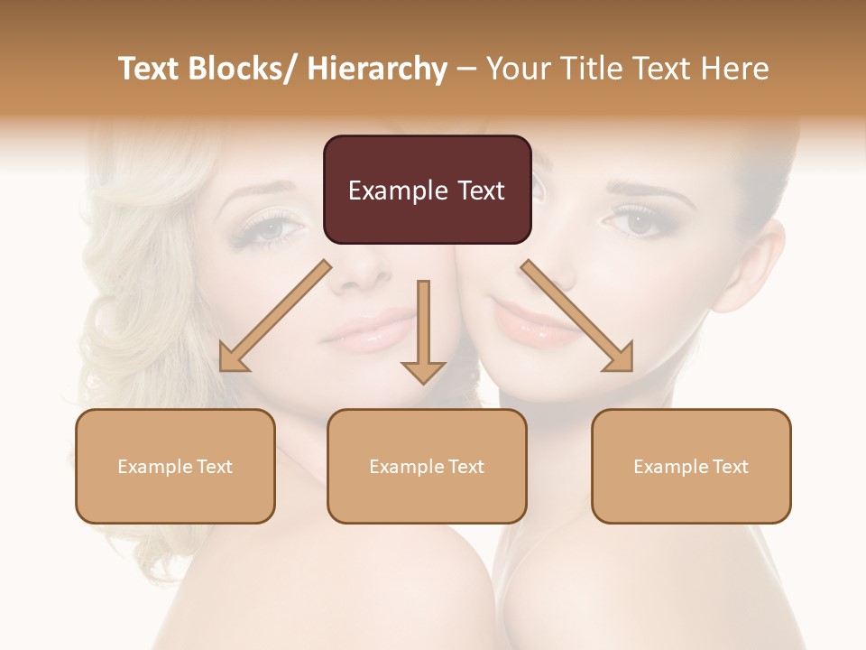 Two Happy Women PowerPoint Template