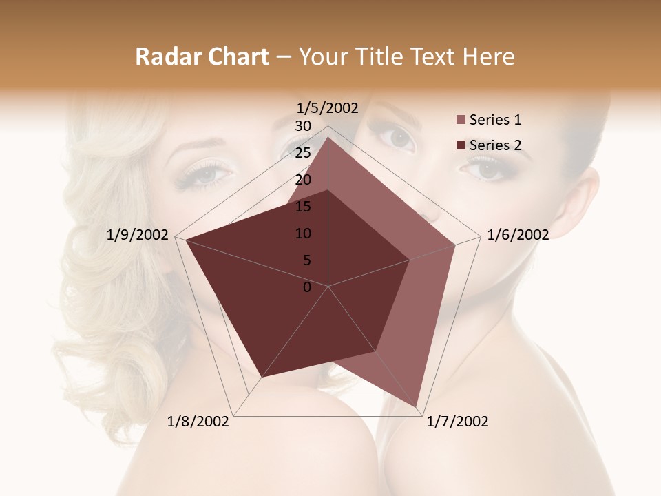 Two Happy Women PowerPoint Template