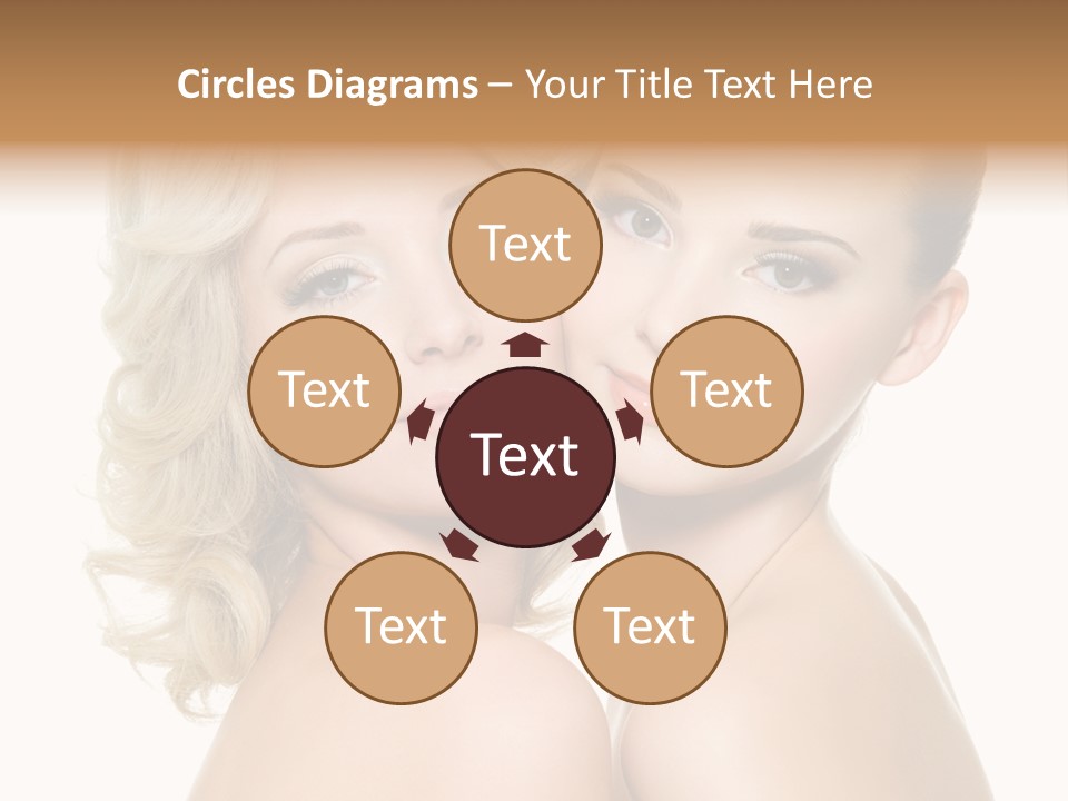 Two Happy Women PowerPoint Template