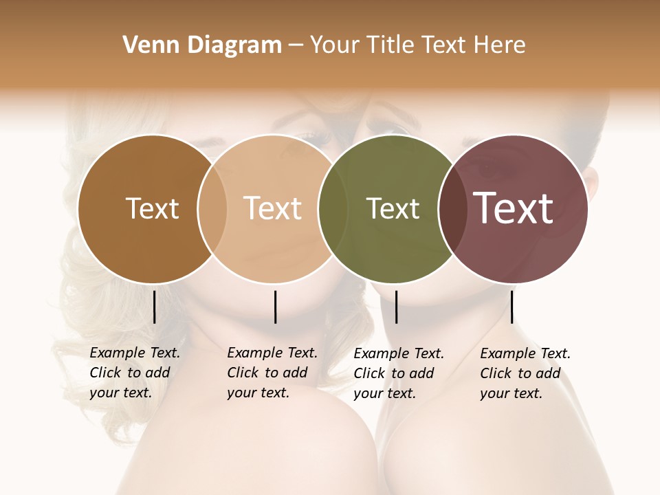 Two Happy Women PowerPoint Template