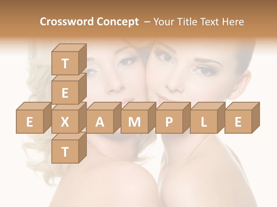 Two Happy Women PowerPoint Template