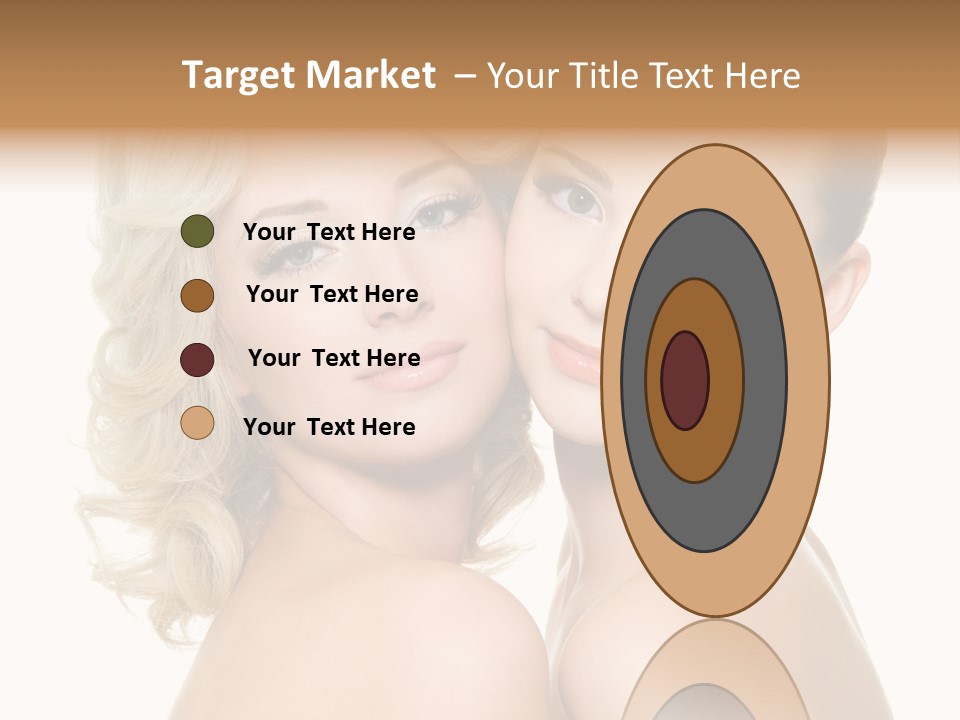 Two Happy Women PowerPoint Template