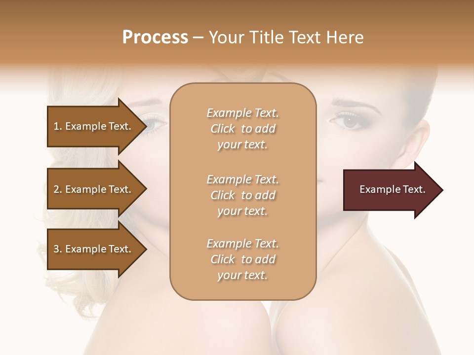 Two Happy Women PowerPoint Template