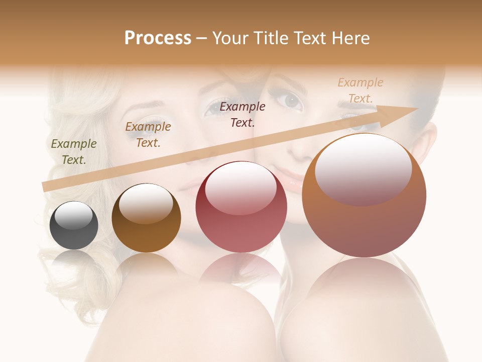 Two Happy Women PowerPoint Template