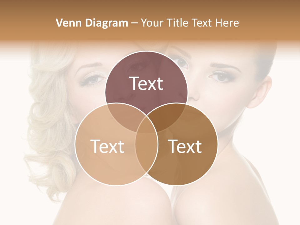 Two Happy Women PowerPoint Template