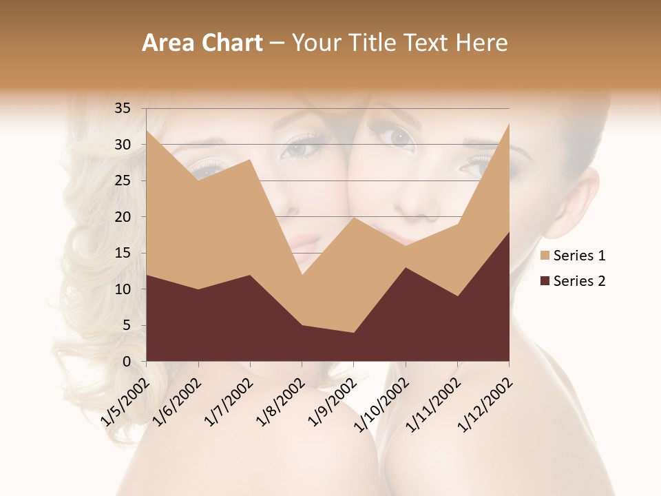 Two Happy Women PowerPoint Template