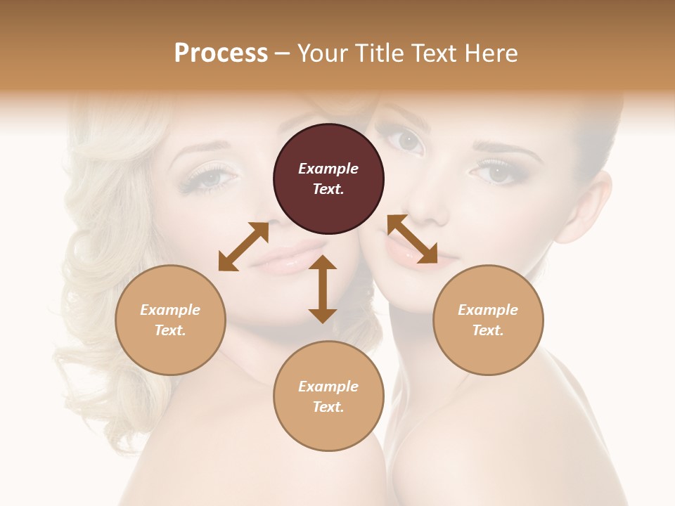 Two Happy Women PowerPoint Template