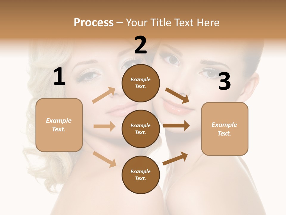 Two Happy Women PowerPoint Template